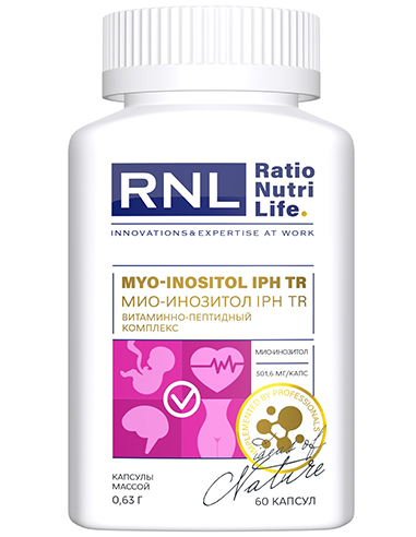 RNL Myo-inositol 500mg with peptide IPH TR 60 capsules