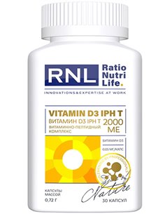RNL Vitamin D3 2000 IU with Thymus Peptide IPH T 30 Capsules