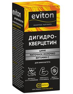 Eviton Нативный биокомплекс Дигидрокверцетин + цинк, маточное молочко и витамин С 60 капсул