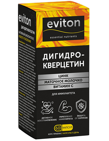 Eviton Native Biocomplex Dihydroquercetin + zinc, royal jelly and vitamin C 60 capsules