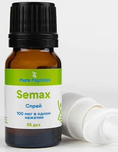 Pure Peptides Semax 100 mcg in one press (spray)