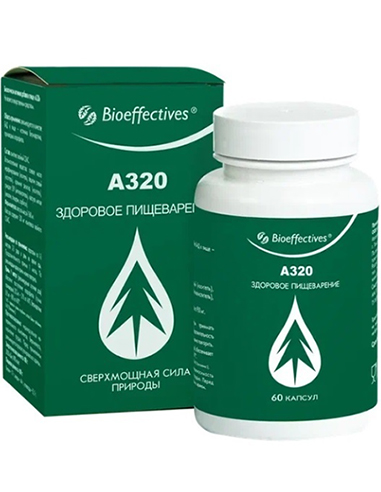 Bioeffectives A320 для пищеварения и иммунитета 60капсул