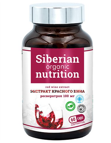 Siberian Organic Nutrition Red Wine Extract 60 capsules