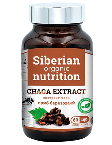 Siberian Organic Nutrition Chaga Extract 60 capsules
