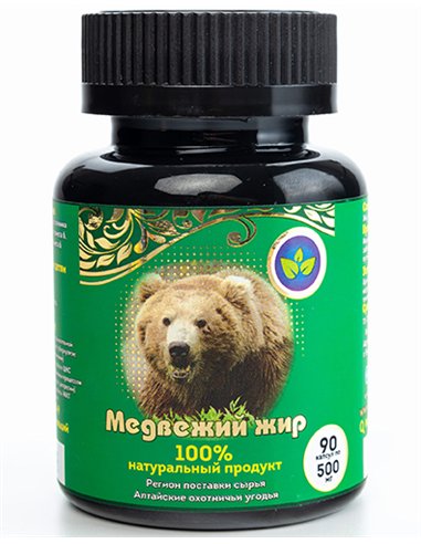 Медвежий жир натуральный 90 капсул