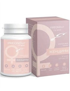 PREGNOvit репродуктивное здоровье женщины 60 капсул