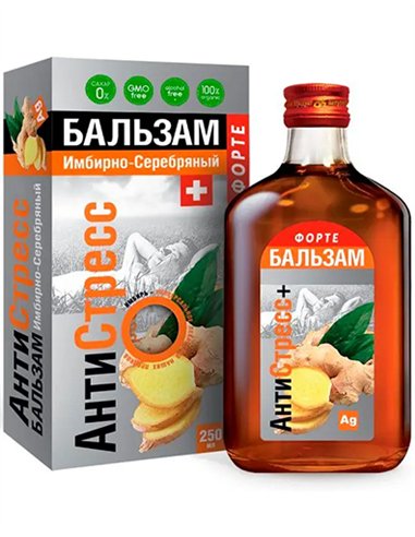 Ginger-Silver Anti-Stress Balm FORTE 250ml