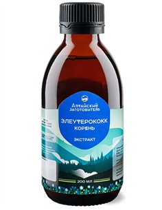 Алтайский заготовитель Экстракт корня Элеутерококка 200мл