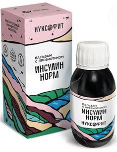 ФИТЭКО Бальзам НУКСОФИТ с пребиотиком Инсулин норм 100мл