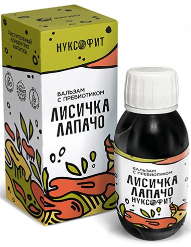 ФИТЭКО Бальзам НУКСОФИТ с пребиотиком Лисичка Лапачо 100мл