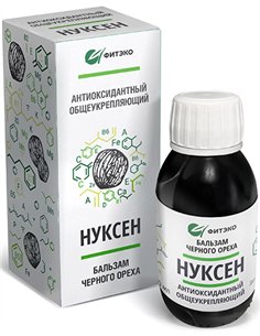 ФИТЭКО Бальзам черного ореха Нуксен Антиоксидантный Общеукрепляющий 100мл