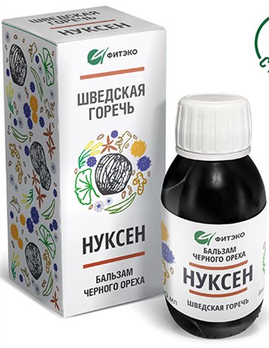 FITECO Black Walnut Balm Nuxen Swedish Bitters 100ml / 3.38oz