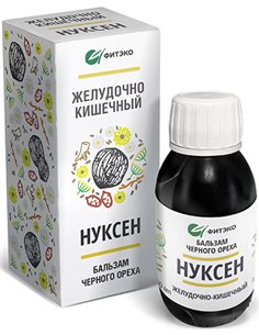 ФИТЭКО Бальзам черного ореха Нуксен Желудочно-кишечный 100мл
