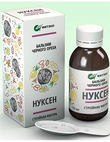 ФИТЭКО Бальзам черного ореха Нуксен Стройная фигура 100мл