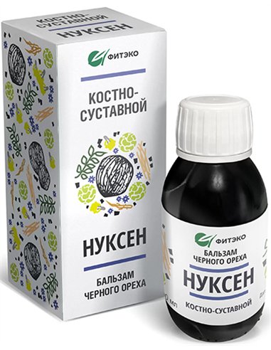 ФИТЭКО Бальзам черного ореха Нуксен Костно-суставной 100мл