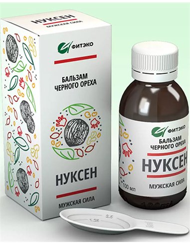 ФИТЭКО Бальзам черного ореха Нуксен Мужская сила 100мл