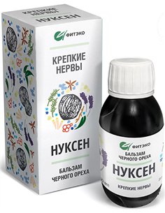 ФИТЭКО Бальзам черного ореха Нуксен Крепкие нервы 100мл