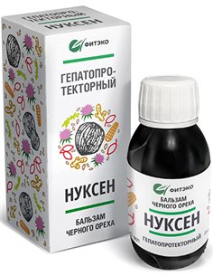 ФИТЭКО Бальзам черного ореха Нуксен Гепатопротекторный 100мл