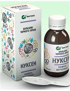 ФИТЭКО Бальзам черного ореха Нуксен Память Интеллект 100мл