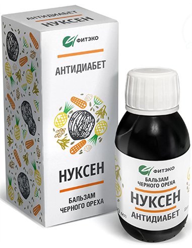 FITECO Black Walnut Balm Nuxen Antidiabetes 100ml / 3.38oz