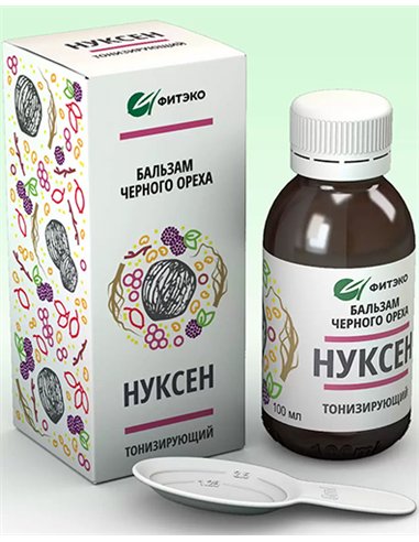 ФИТЭКО Бальзам черного ореха Нуксен Тонизирующий 100мл