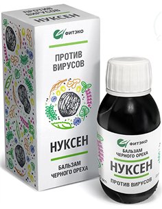 ФИТЭКО Бальзам черного ореха Нуксен Противовирусный 100мл