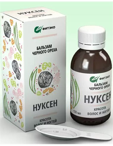 ФИТЭКО Бальзам черного ореха Нуксен Красота волос и ногтей 100мл