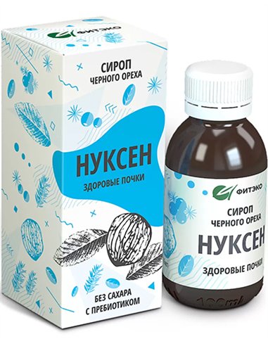 ФИТЭКО Сироп Нуксен Здоровые почки с пребиотиком 125мл