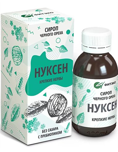 FITECO Syrup Nuxen Strong Nerves with prebiotic 125ml / 4.22oz