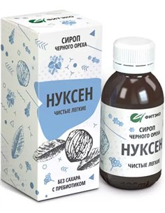 ФИТЭКО Сироп Нуксен Чистые легкие с пребиотиком 125мл