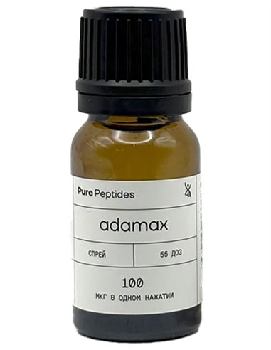 Pure Peptides Adamax spray 100 mcg in one press