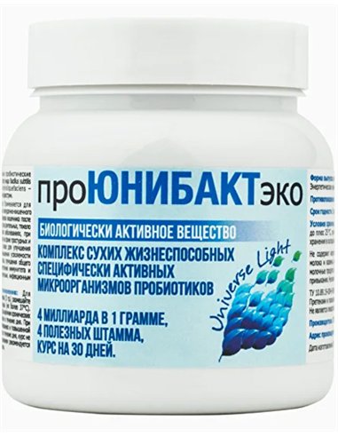 Universe Light Проюнибактэко 100г (33 порции) 
