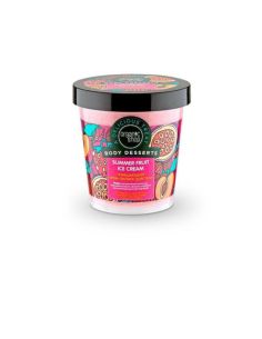 Organic Shop Body Desserts Summer Fruit Ice Cream Cleansing Body Peeling Cream 450ml
