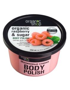 Organic Shop Body Polish Raspberry Cream 250ml