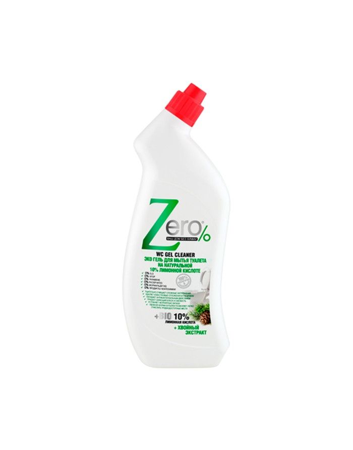 Zero Гель для мытья туалета на 10% натуральной лимонной кислоте 750мл