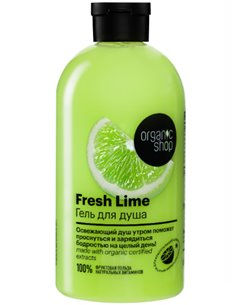 Organic Shop REFRESHING LIME Shower Gel 500ml