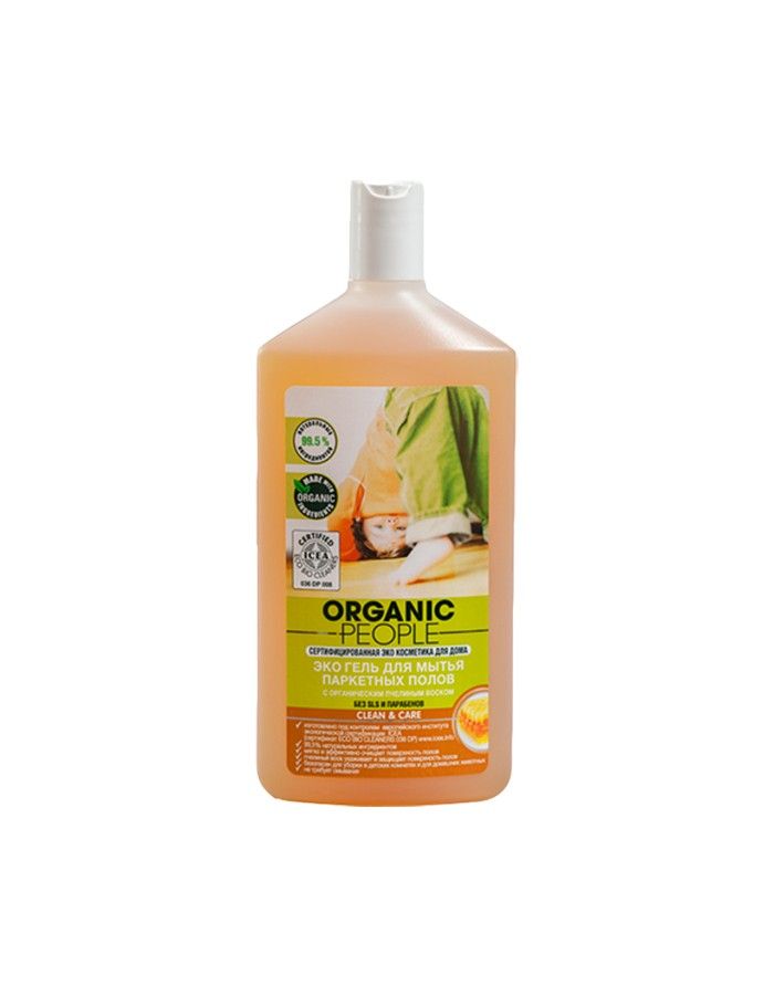 Organic People Cleaning Gel for parquet flooring 500ml