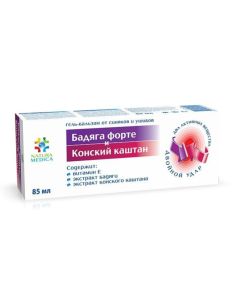 Natura Medica Гель-бальзам Бадяга форте и Конский каштан 85мл