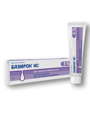 Basiron AC (Benzac) Gel Benzoyl peroxide 5% 40g