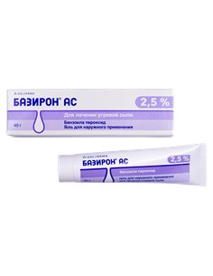 Базирон АС гель Бензоила пероксид 2,5% 40г