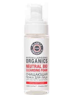 Planeta Organica PURE Neutral Bio Очищающая пенка для лица 150мл