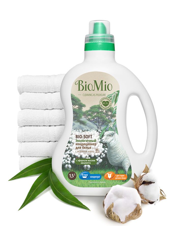 BioMio BIO-SOFT Eco Laundry Conditioner Eucalyptus 1000ml