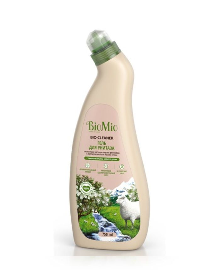 BioMio BIO-TOILET CLEANER Экологичное чистящее средство для унитаза Чайное дерево 750мл