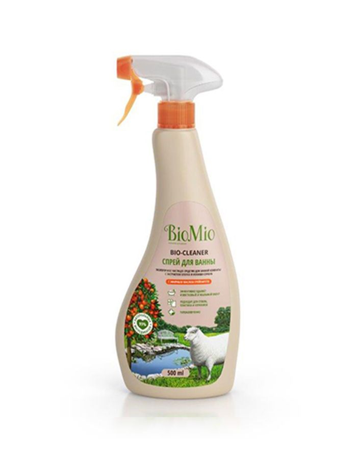 BioMio BIO-BATHROOM CLEANER Экологичное чистящее средство для ванной комнаты Грейпфрут 500мл