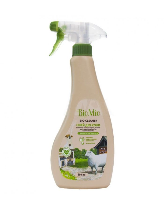 BioMio BIO-KITCHEN CLEANER Экологичный чистящий спрей для кухни Лемонграсс 500мл