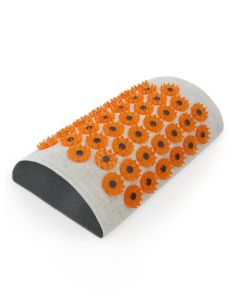 Тибетский Аппликатор Кузнецова валик для шеи Желтый магнитный на мягкой подложке