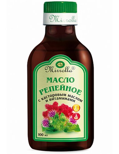 Mirrolla Burdock oil with Castor oil and Vitamins 100ml