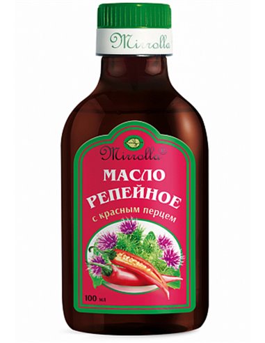 Mirrolla Burdock oil with Red pepper 100ml