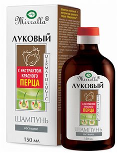 Mirrolla Шампунь луковый с экстрактом красного перца 150мл