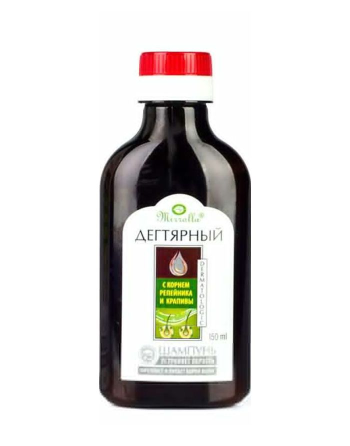 Mirrolla Tar shampoo with burdock root and nettle extract 150ml